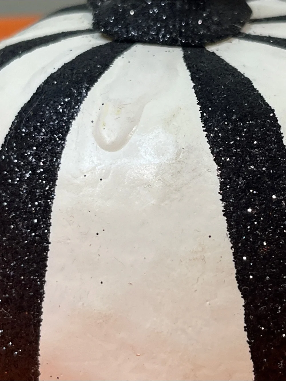 White and Black Decorative Pumpkins - Holiday Tabletop Décor - Picture 5 of 16